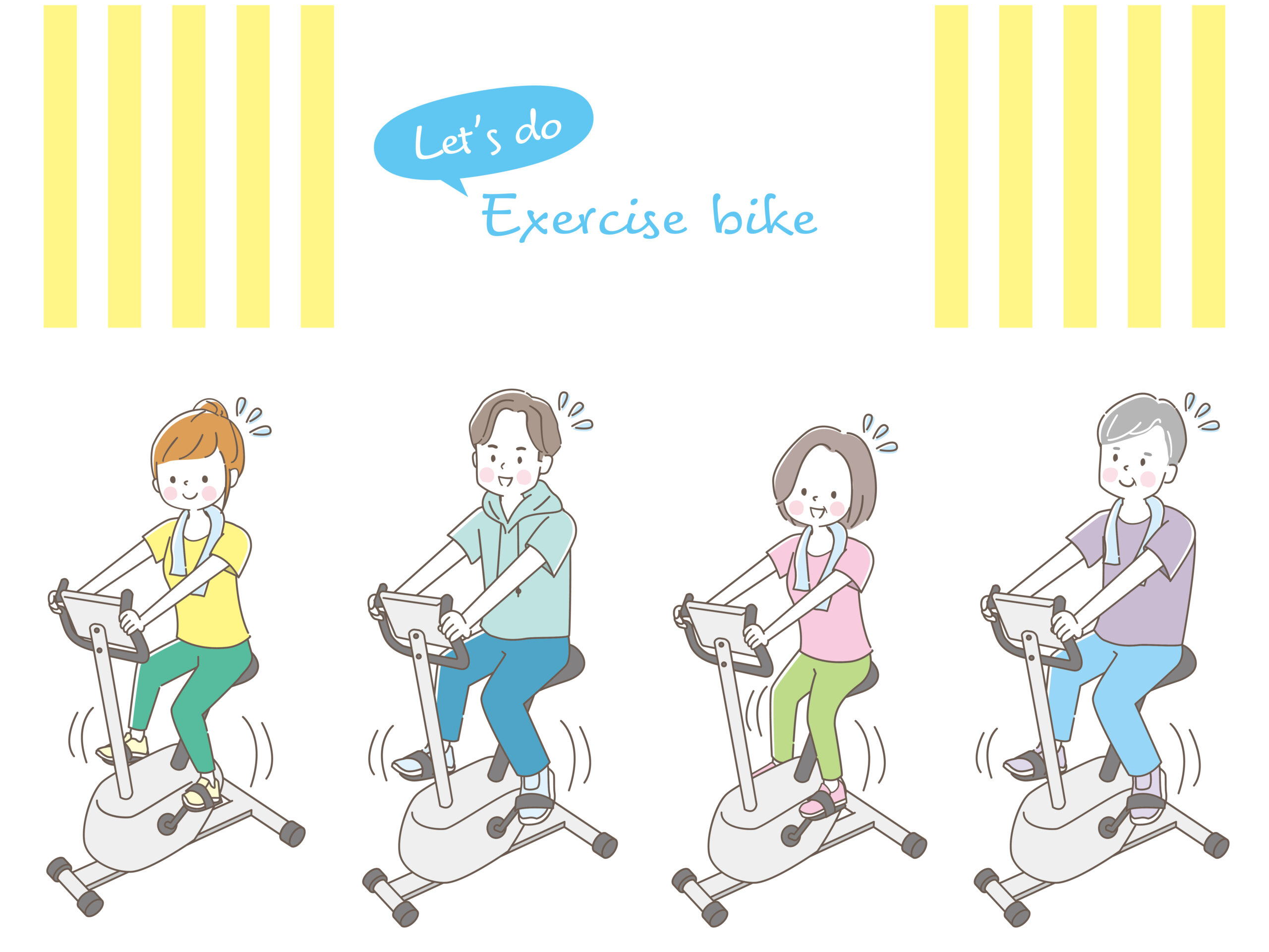 【自転車で室内ダイエット】エアロバイクのダイエット効果ややり方・トレーニング方法を徹底解説！使い方や選び方も紹介