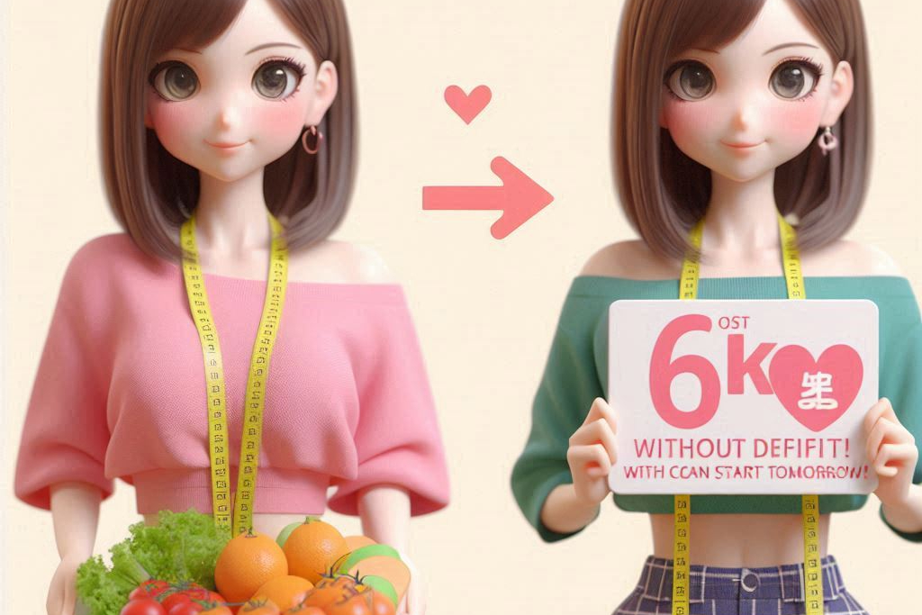 無理なく6kg痩せた！食事制限なしのゆるゆるダイエット法【明日から始められる】