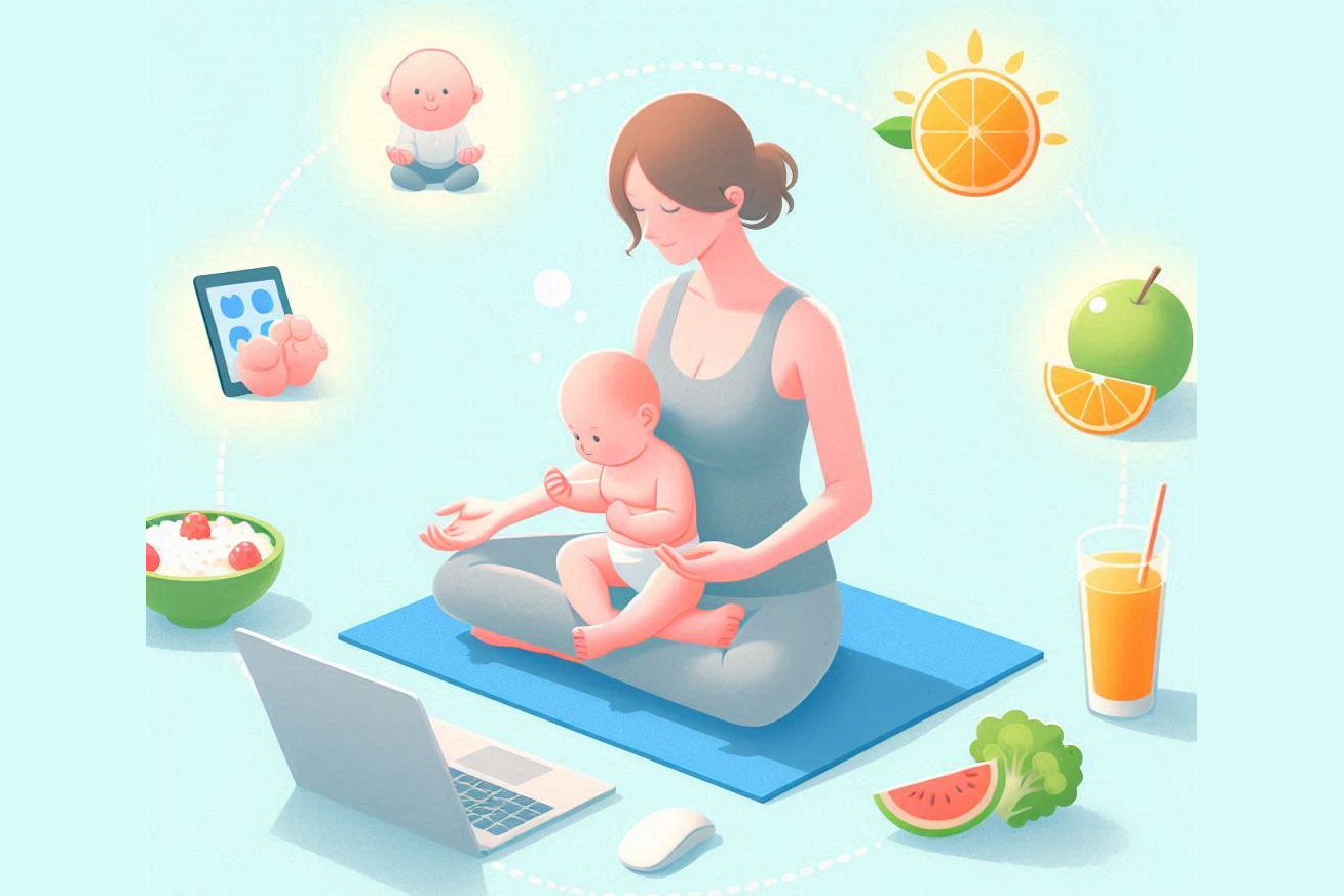 産後ママ専用に作られた子連れOK「オンラインヨガmomefit」の全貌